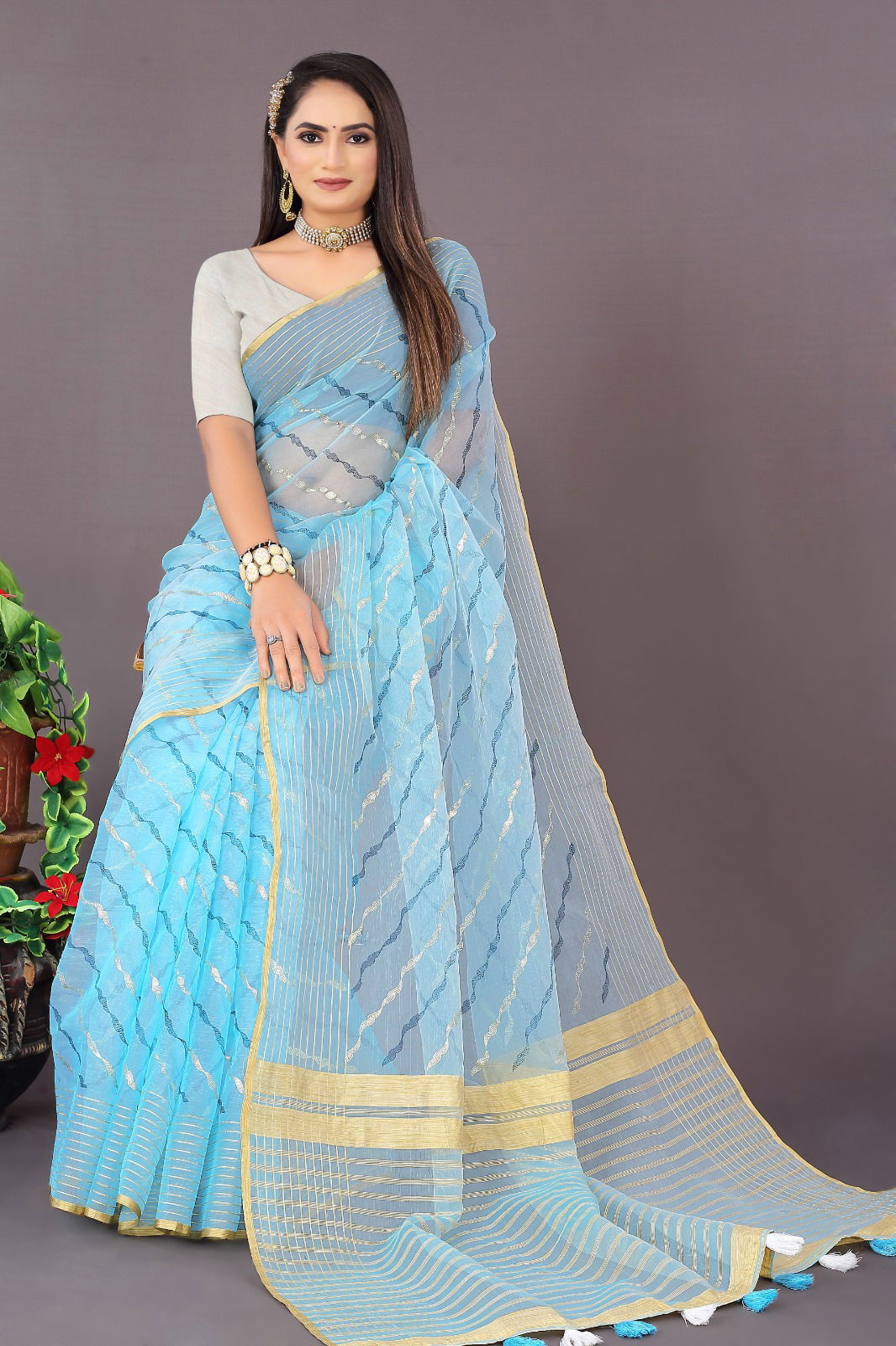 Sethnic Kribha Organza Designer Saree Catalog
